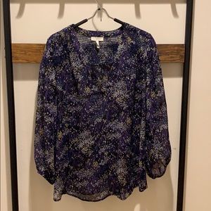 Silk floral joie blouse